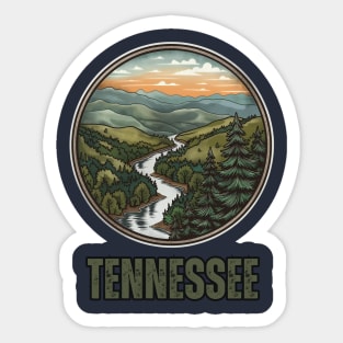 Tennessee State USA Sticker